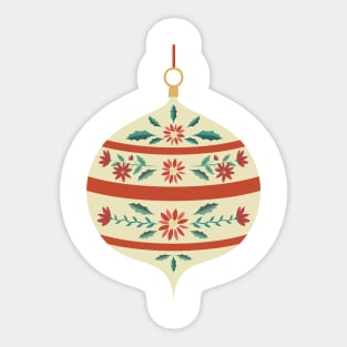 Folk Art Ornament Sticker
